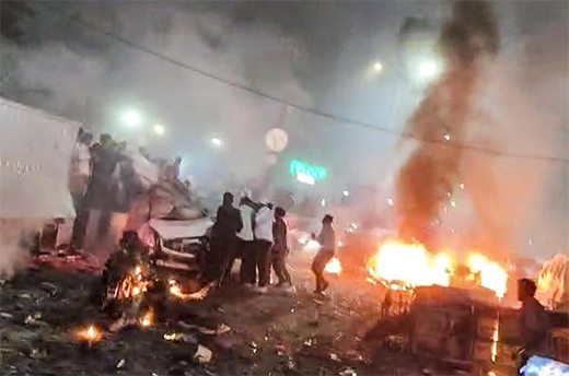 Car Blast Near New Delhi Red Fort