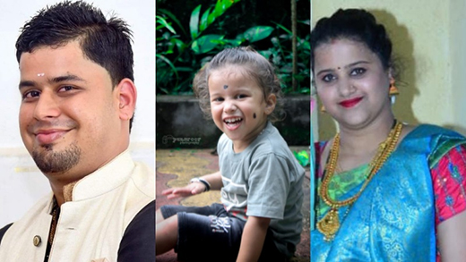 Mulky man kils wife and son