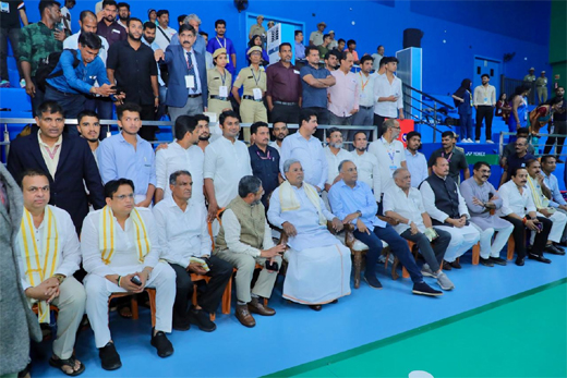 CM Siddaramaiah-Badminton
