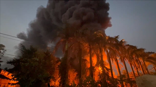 Fire at Baikampady