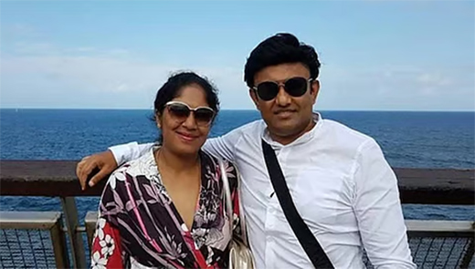 BJP MP Dr. K. Sudhakar and wife
