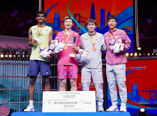 Karkala native Ayush Shetty Badminton