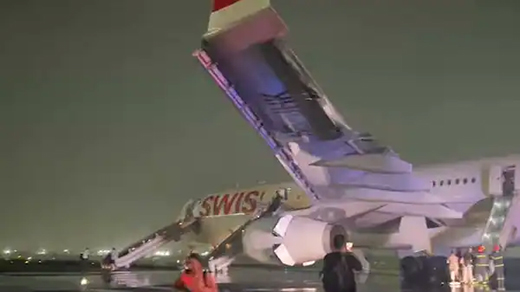 SWISS Flight Aborts Takeoff at Delhi Airport