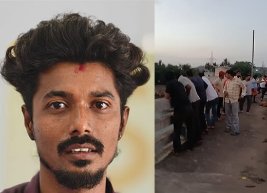 Youth jump into river