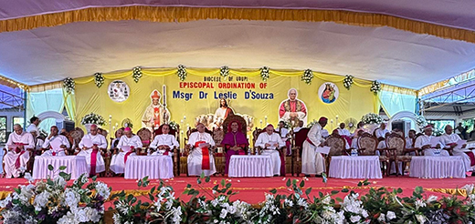 Msgr Leslie Clifford D&rsquo;Souza Ordained Bishop of Udupi Diocese