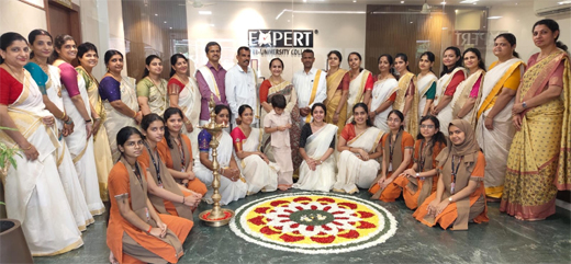 Expert PU College celebrates Onam