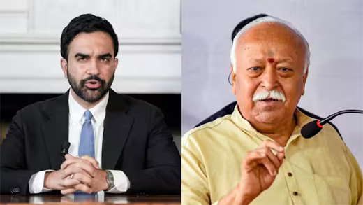 Zohran Mamdani opposes RSS chief Mohan Bhagwat