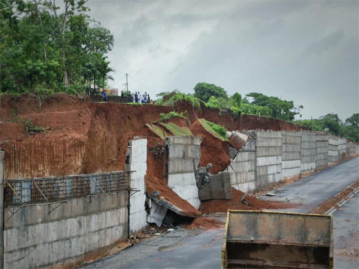 Wall collapse