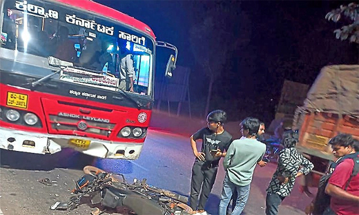 KSRTC-Bike collision
