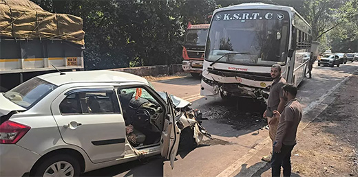 KSRTC-car collision
