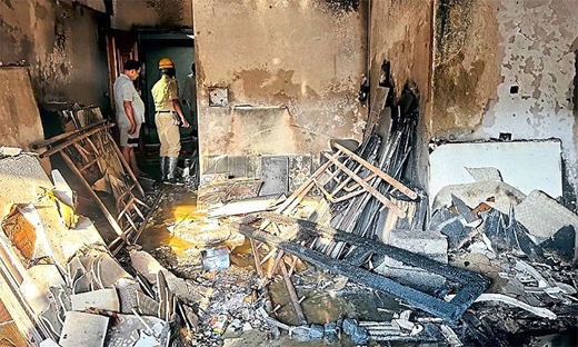 Fire at apartment 