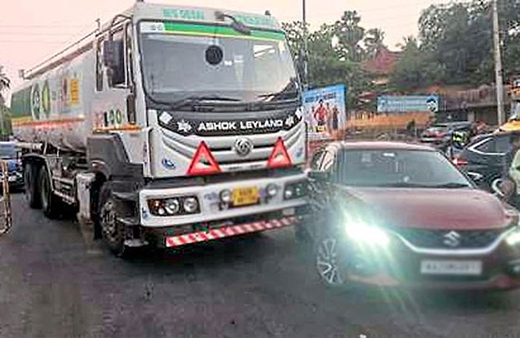 Traffic Chaos at Haleangadi