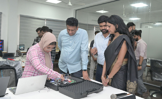 Mphasis AI & Robotics Lab inaugration at Sahyadri College-3