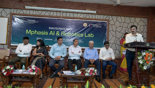 Mphasis AI & Robotics Lab inaugration at Sahyadri College-7