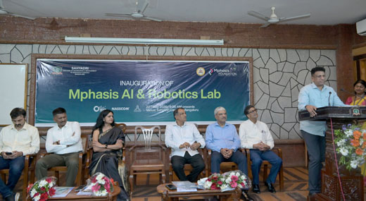 Mphasis AI & Robotics Lab inaugration at Sahyadri College-8