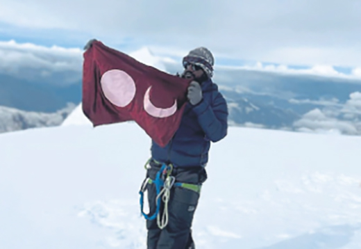 Ujire mountaineer scales 7077 metre Mount Kun