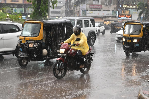 Rain with thunderstorm
