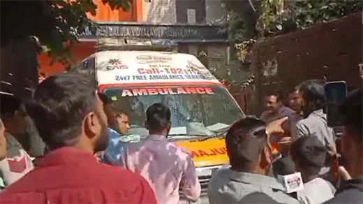 Student sets herself fire 