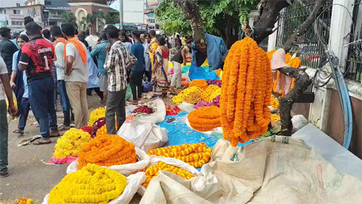 Flower vendors evicted