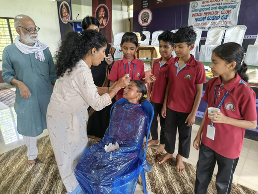 INTACH-Mask making and face painting