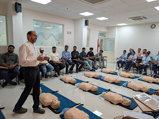 Nitte University trains 30 bikers in CPR and first aid for emergency 
