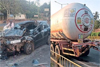 Ullal: One injured after car hits tanker; police recover MDMA during inspection
