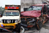 Bantwal: Woman killed, three seriously injured in car-pickup collision at Mani flyover