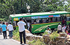 KSRTC Bus Gets Stuck at Agumbe Ghat Bend, Traffic Disrupted