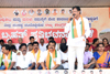 BJP stages protest in Mangaluru over red stone and   sand shortage