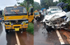 Bantwal: Four injured as car rams into tipper