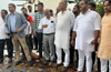 District in-charge Minister visits sea-erosion hit Battappady area