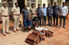 Belthangady: 125 kg red sanders seized; 2 arrested