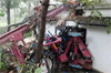 Kasaragod: Borewell lorry overturns onto house, two workers killed