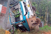 Bus carrying trekkers to Kudremukh overturns near Kalasa, several injured