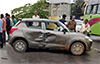 Cop among 5 injured in collision between 2 cars at Katapady junction