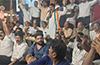 Mangaluru: Congress workers detained during protest against Rahul, Priyanka Gandhi&rsquo;s detention
