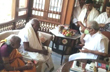 JD(S) supremo Devegowda visits Dharmasthala shrine