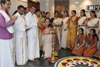 Expert PU College celebrates Onam with Pookalam, Thiruvathira dance