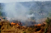 Fire Service - 101 refuse to put off the fire at Derlakatte