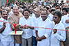 Minister Byrathi Suresh inaugurates Mahakalipadpu Railway Underbridge in Mangaluru