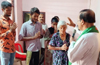 Fermai youth at the service of a poor widow