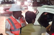 Kadri cops usher in New Year by distributing cakes to motorists