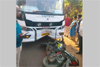 Motorcyclist killed in head-on collision with private bus in Kundapur
