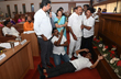 MCC meet: Opposition members protest against irregular water supply