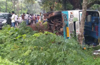 Moodbidri: Private bus overturns; minor injuries to passengers