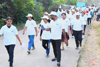 NitteDU organises walkathon at Tannirbhavi to raise awareness against overfishing