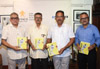 Former Minister J Krishna Palemar released the book on Mangaluru’s Cricket Heritage.