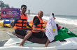 Voting awareness programme through water sports at Panambur beach