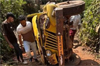 Puttur: Pickup overturns, driver dies on the spot