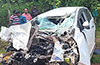 Former Minister Ramanath Rai Escapes Unhurt in Road Accident Near Karkala